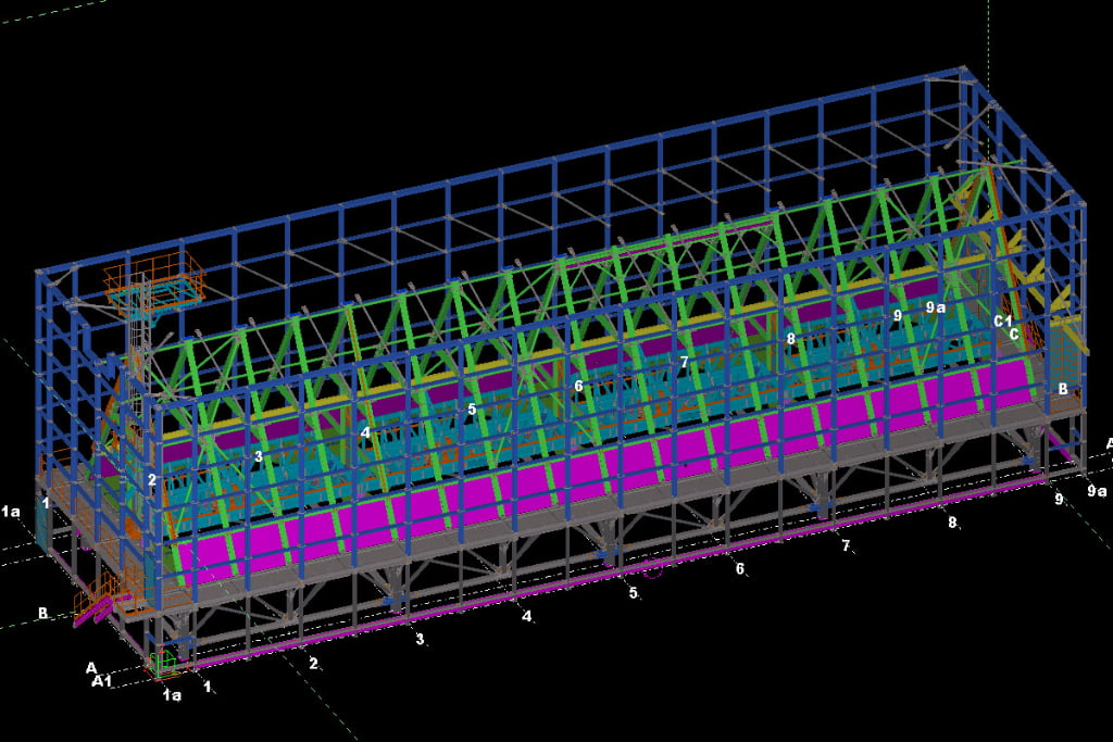 Steel Structure Platform for HTC Turbine Equipment